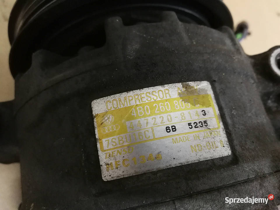 Kompresor Sprężarka Klimatyzacji PASSAT B5 AUDI Kompresory klimatyzacji Kąty Wrocławskie sprzedam