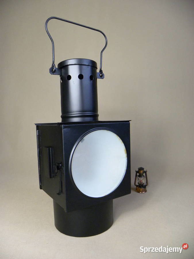 Stara lampa latarnia naftowa kolejowa Legnica