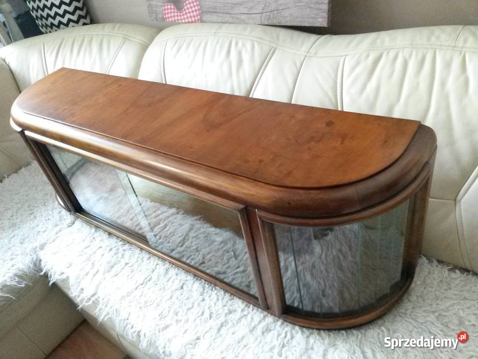 Drewniana WITRYNA KUCHENNA Art Deco nadstawka na mazowieckie Warszawa