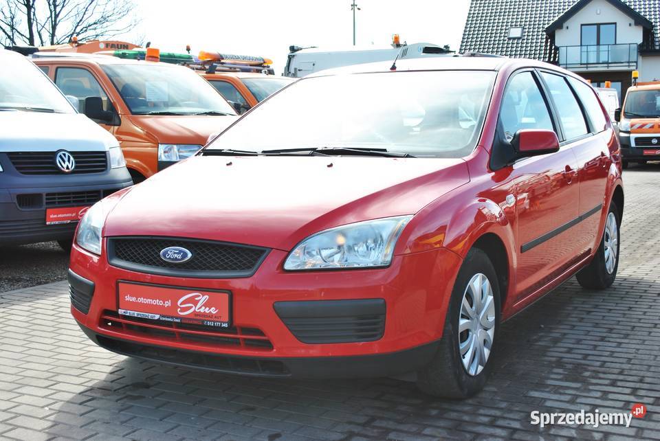 Ford Focus Kombi Czerwony Klimatyzacja Centralny Rok produkcji 2006 Sierakowice sprzedam