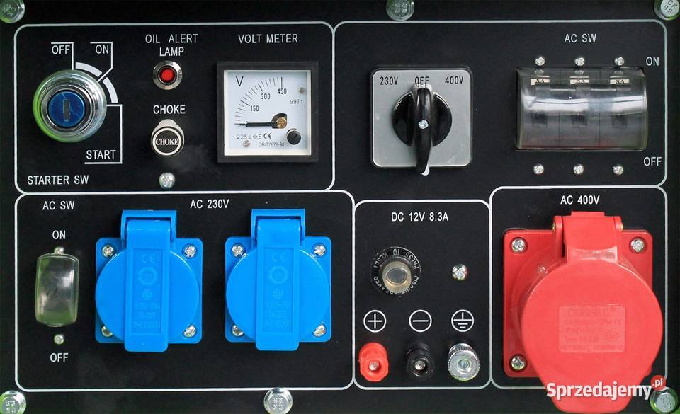 GENERATOR AGREGAT PRĄDU BUDOWLANY AVR DIESEL Agregaty prądotwórcze Mikołów