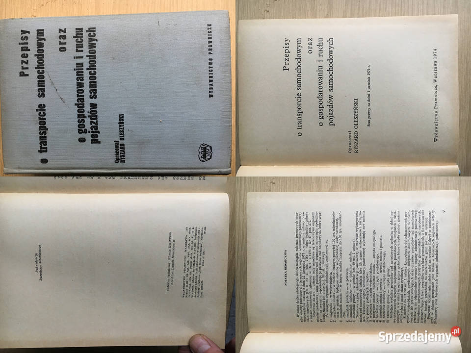 Przepisy o transporcie samochodowym o Łęczyca sprzedam