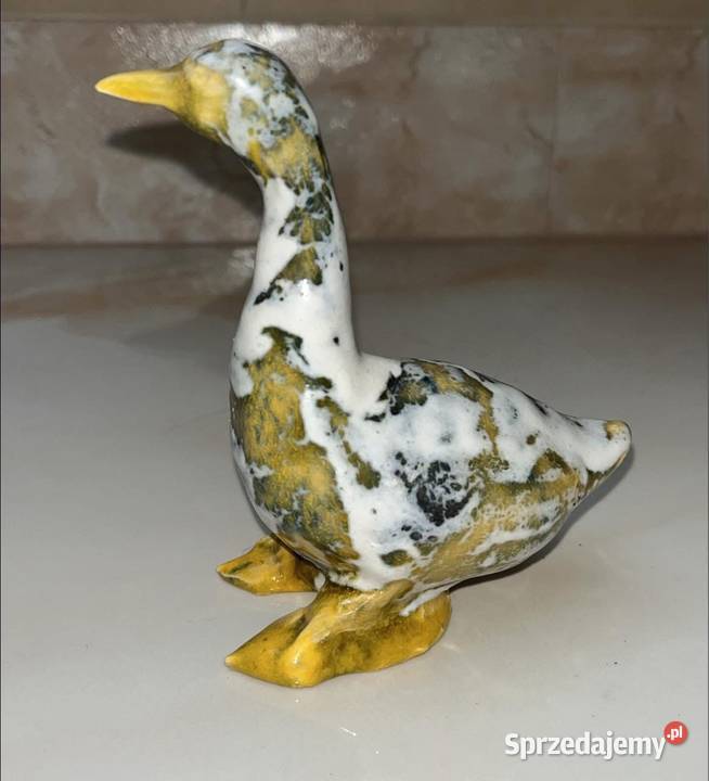 Figurka gąski Kalle Nyhamn Ceramika artystyczna Porcelana i szkło Gdańsk