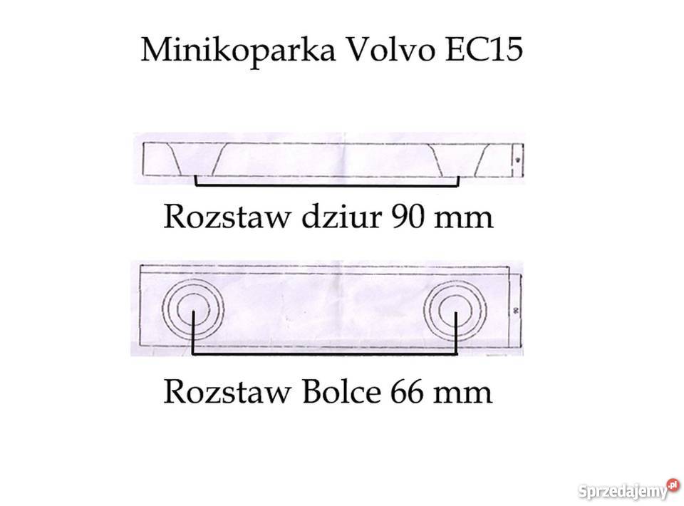 Łyżka 70 do koparki minikoparki Volvo EC15 1 2 Kraków