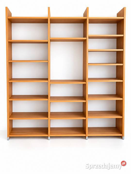 regałbiblioteka ścienne z litego drewna Poddębice