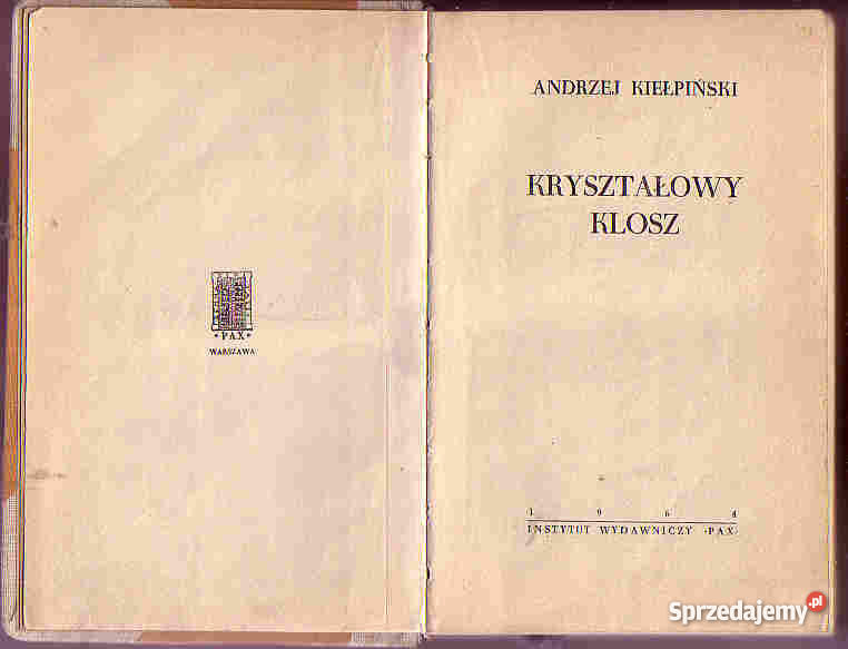 4302 KRYSZTAŁOWY KLOSZ ANDRZEJ KIEŁPIŃSKI małopolskie Czyrna