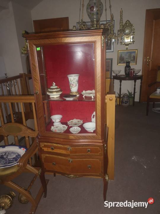 Serwantka witrynka intarsje Gdańsk