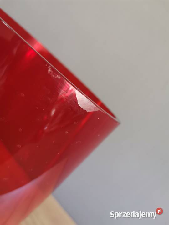 Stary duży wazon szkło Ząbkowice Ludwik Katowice