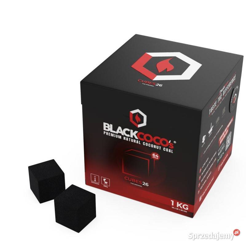 Blackcocos Cubes26 The Orginal Węgiel Kokosowy łódzkie Łódź