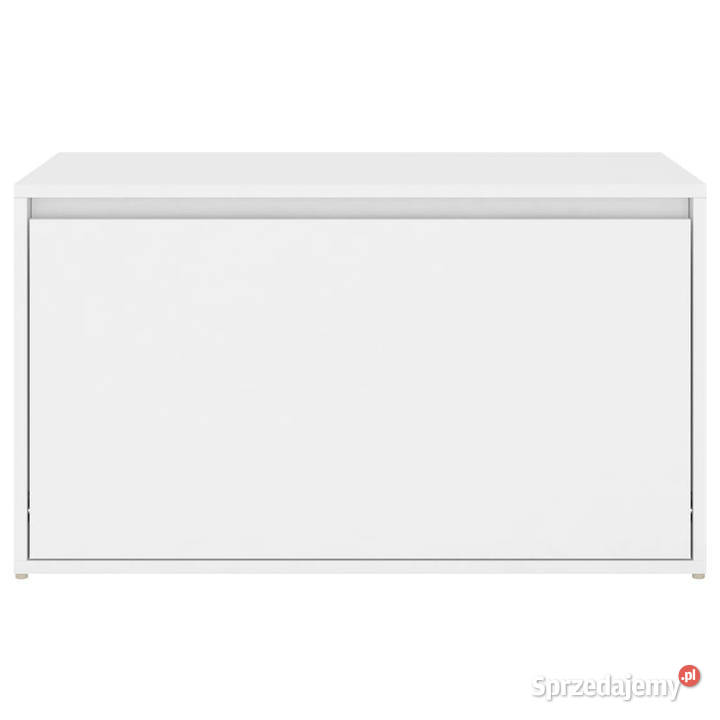 Ławka do przedpokoju biała 80x40x45 materiał Meble do przedpokoju mazowieckie Warszawa