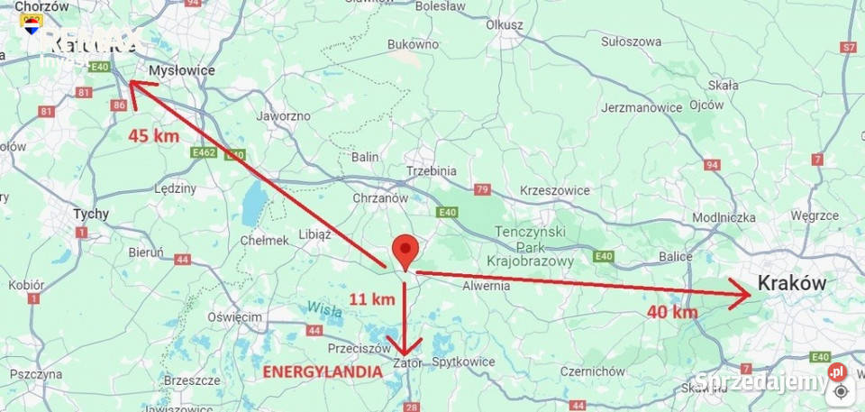 Duży dom i duża działka DW780 pierwsza linia Sprzedaż Wygiełzów