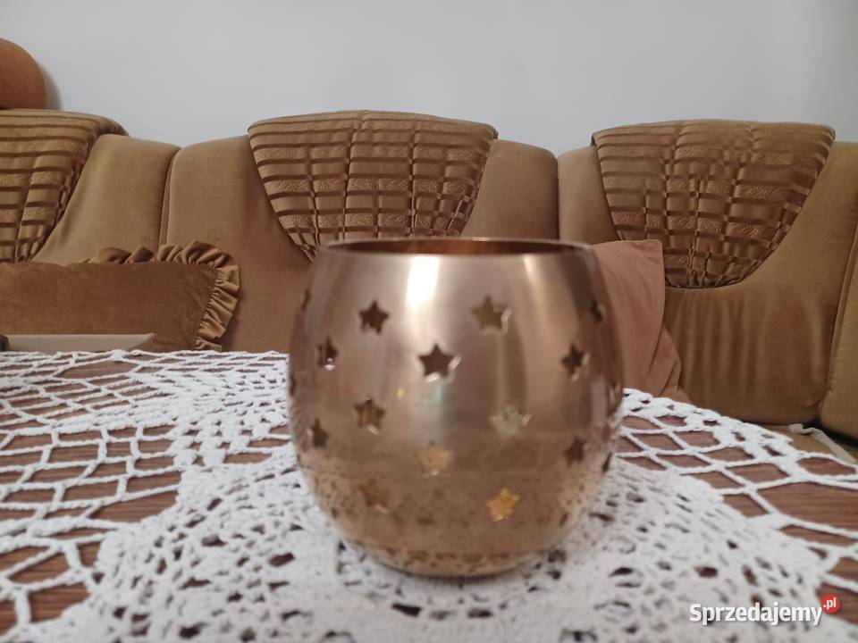 Piękny lampion mosiężny Kolekcja wielkopolskie Poznań