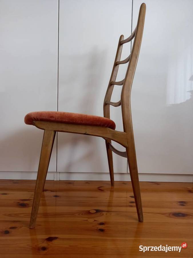 Niemieckie krzesła tekowe habeo vintage lata 60 Rawicz