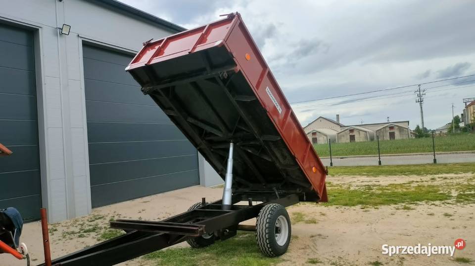 Przyczepa wywrotka jednoosiowa na trzy strony Pozostałe