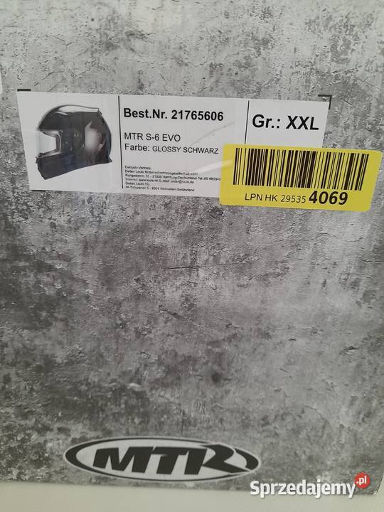 Kask motocyklowy MTR S6 Evo Kask integralny z Przasnysz