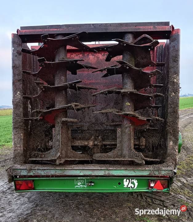 Rozrzutnik obornika Coutand Twister 1416 ton nieuszkodzony Rozrzutniki obornika