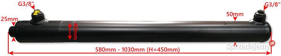 SIŁOWNIK HYDRAULICZNY SMTG 40x25 SKOK 450 2STR kujawsko-pomorskie