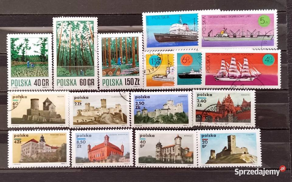 ZNACZKI POLSKIE 1971 kwartał I łódzkie Leźnica Wielka-Osiedle sprzedam