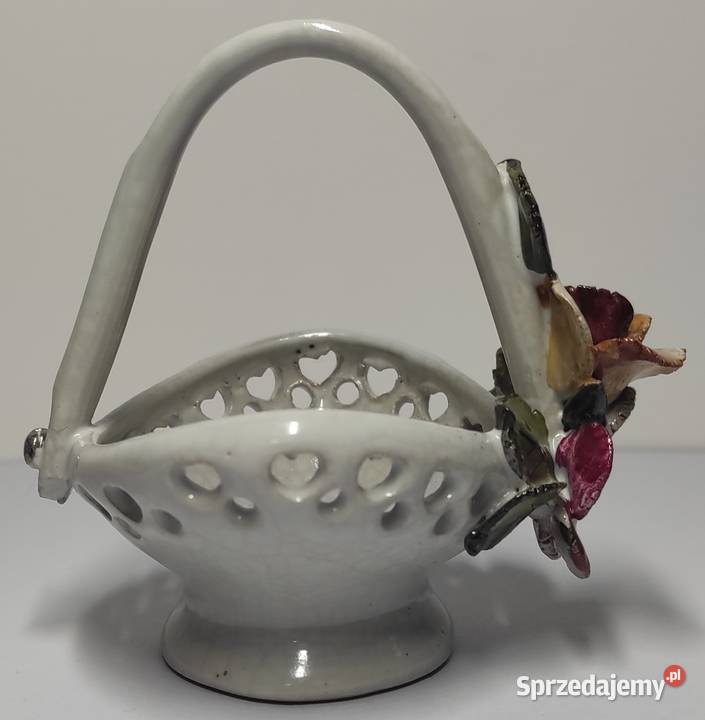 Porcelanowy koszyk koszyczek kosz z porcelany Warszawa sprzedam