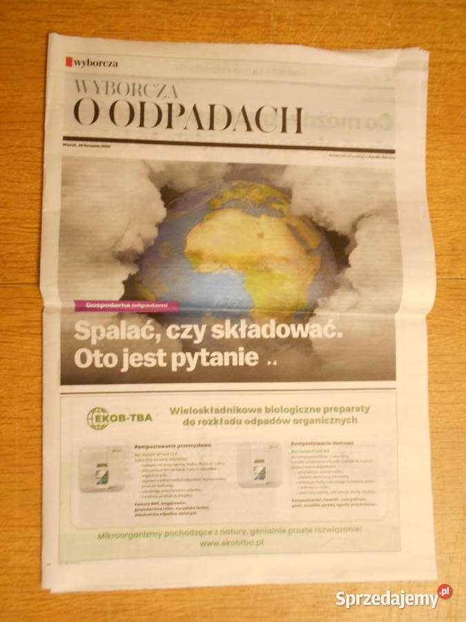 Wyborcza o odpadach trzy dodatki Gazeta Wyborcza Parczew sprzedam