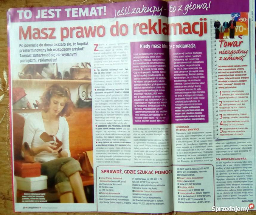 PRZYJACIÓŁKA ODMAWIAĆ Z WDZIĘKIEM tygodnik Czasopisma Piszczac