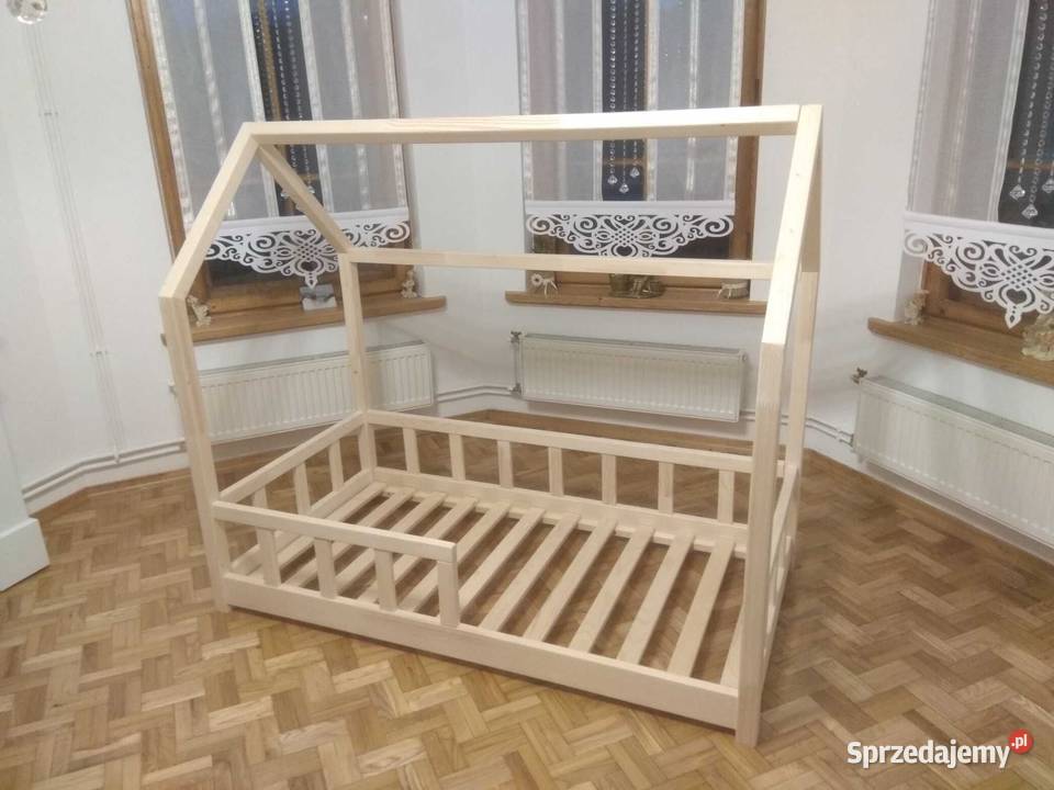 Łóżko Łóżeczko Domek z barierką Stelaż Dla Dziecka Warszawa