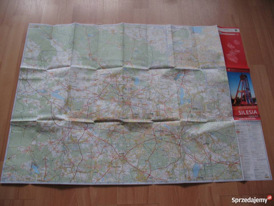 Metropolia SILESIA i mapa turystyczna Mapy i przewodniki Chorzów
