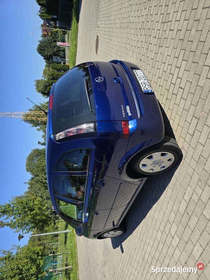 Opel Meriva 16 Benzyna klima niski przebiegładny lakier metallic Rzeszów