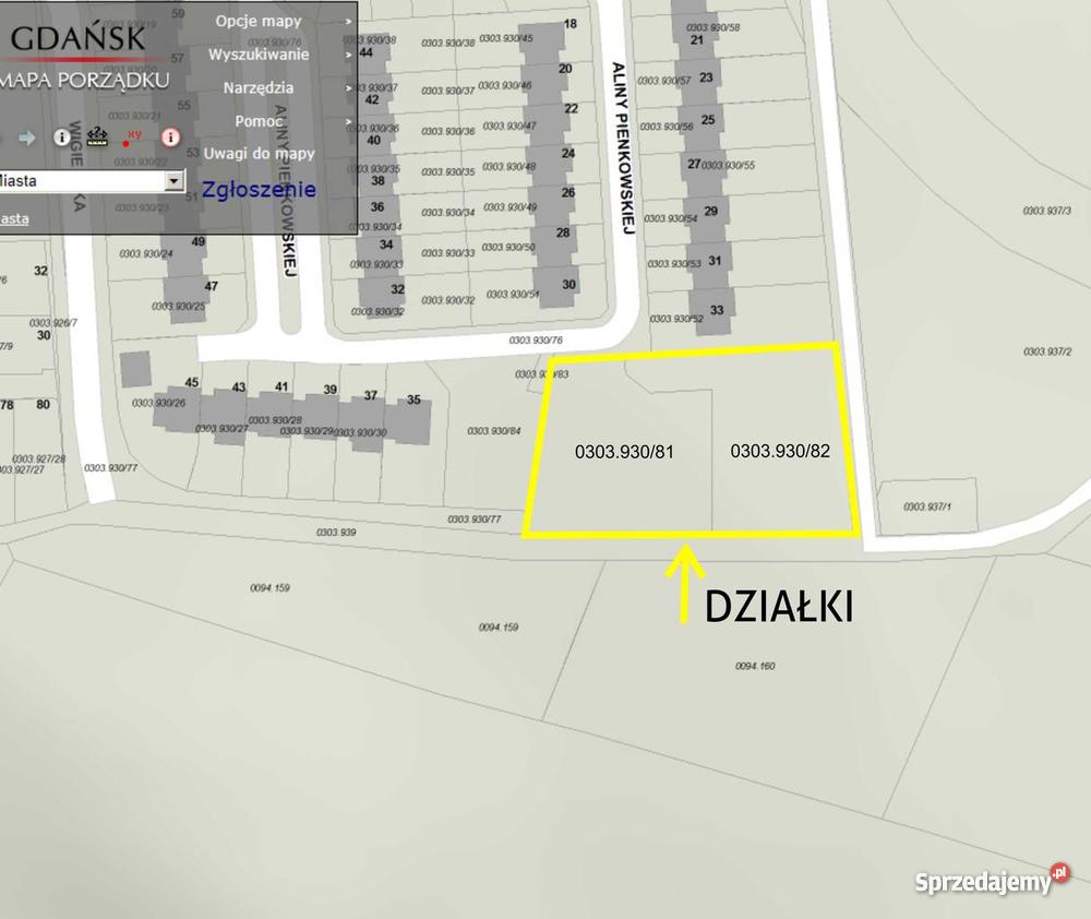 Atrakcyjna dzialka budowlana z widokiem (Gdańsk Ujeścisko, Łostowice