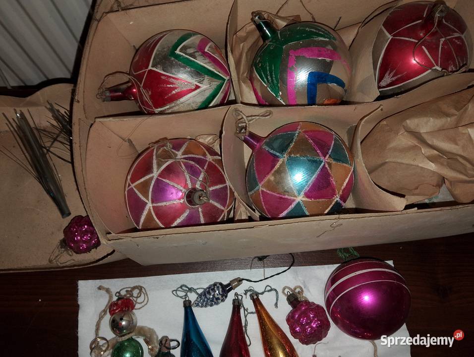 Ozdoby choinkowe PRL dolnośląskie