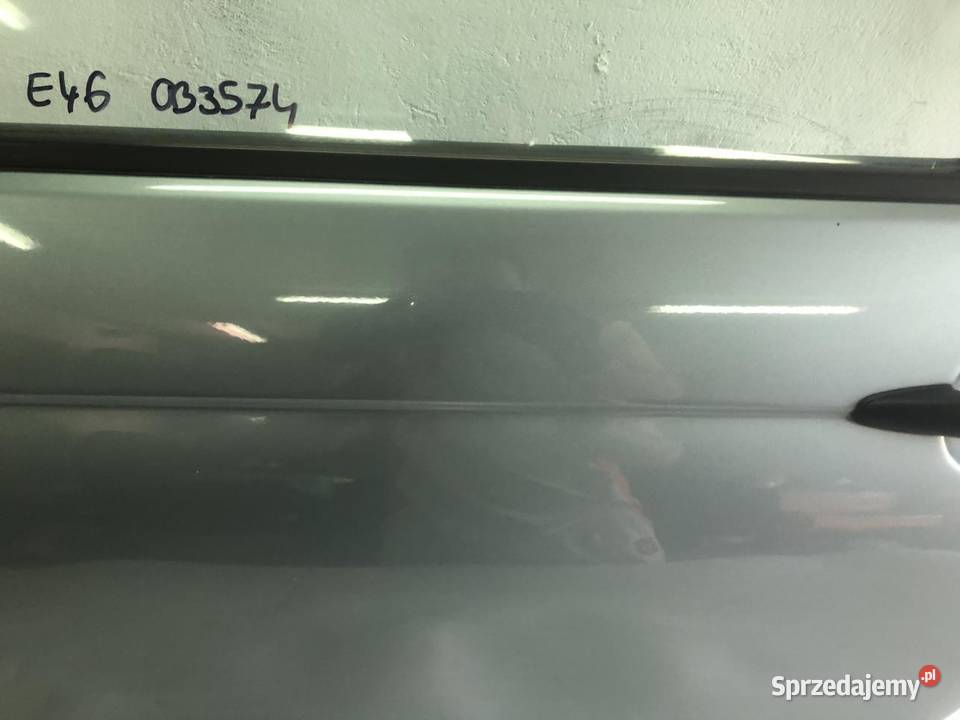 DRZWI LEWY TYŁ BMW E46 GRAUGRUEN METALLIC 4426