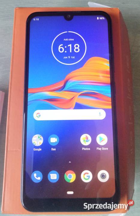 Motorola e6 XT20252 komplet pudełko ładowarka dolnośląskie Wrocław sprzedam