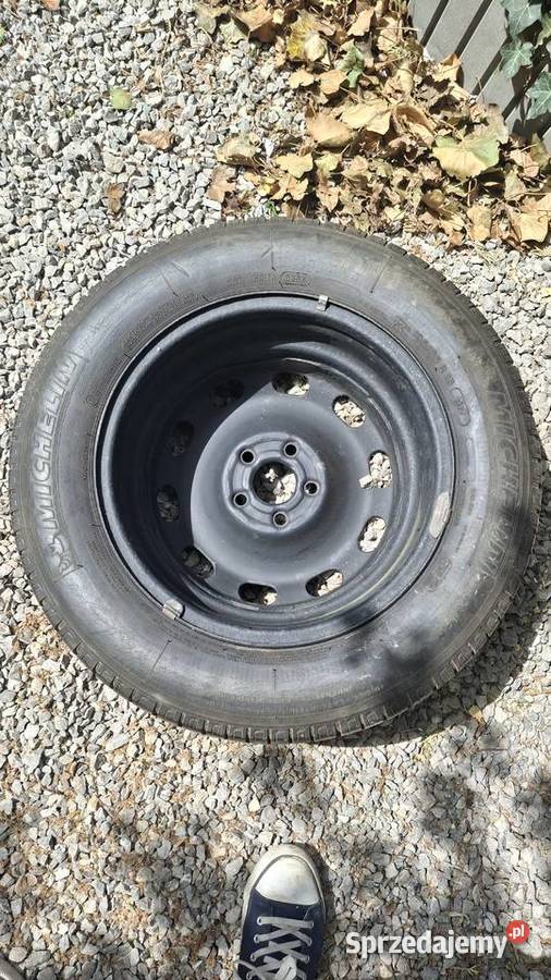 Oryginalna felga stalowa VW 15 5x100 z oponą Konstancin-Jeziorna