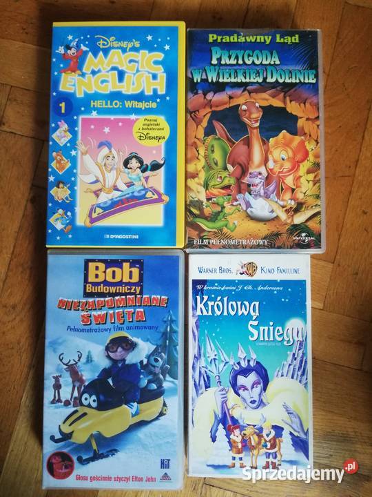 Filmy na kasetach VHS 54 sztuk w stanie mazowieckie Warszawa