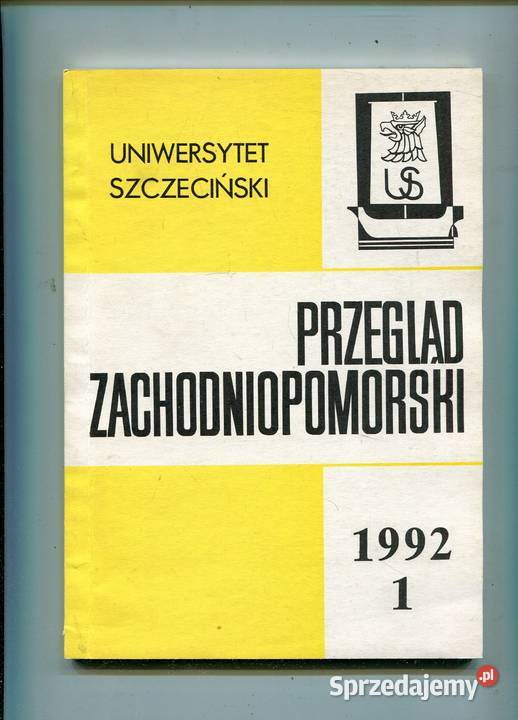 Przegląd Zachodniopomorski 1992 1 Szczecin