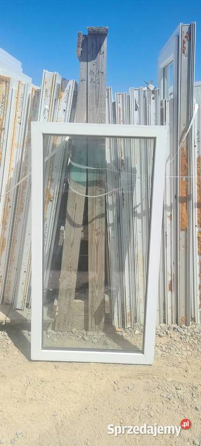 OKNA KacprzaK Witryna 69X129 FIX Używany PCV Okna ścienne lubelskie Lublin