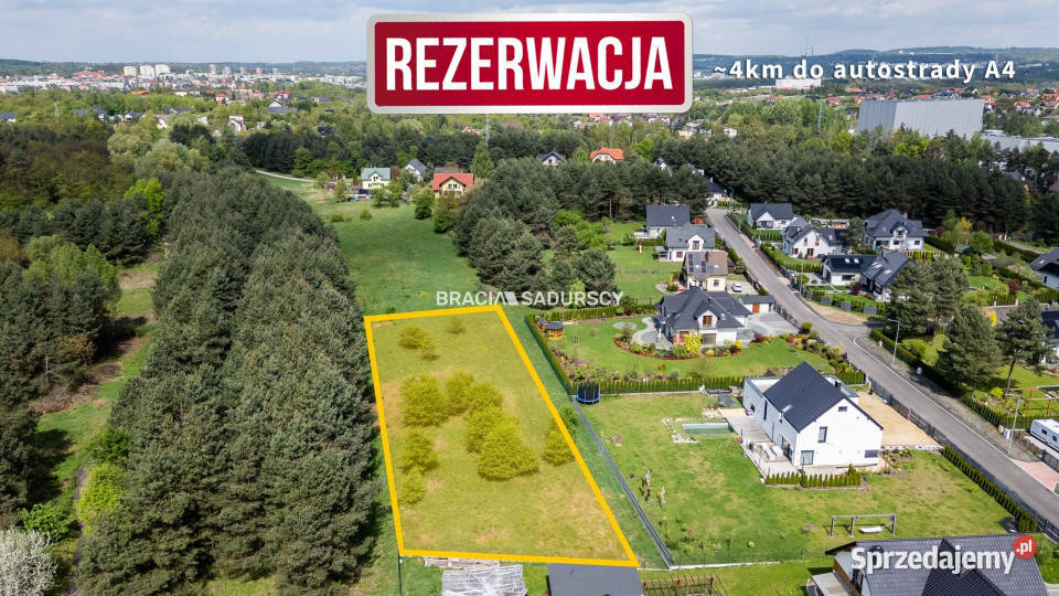 Grunt 2522m2 Chrzanów Kasztanowa Sprzedaż małopolskie