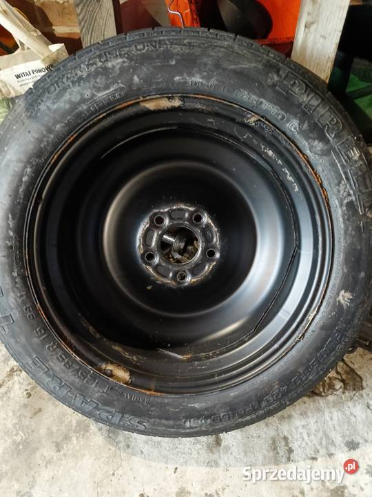 Koło dojazdowe 125x85 r16 5x108 Krawce