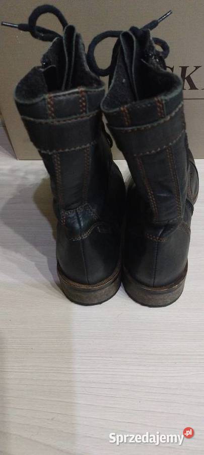 Buty zimowe z naturalnej skóry licowej Lublin