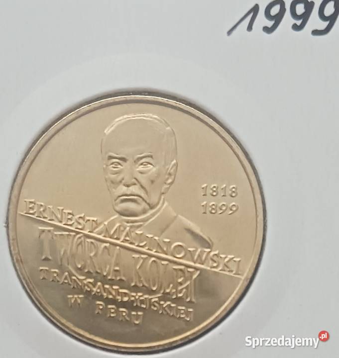 2 Ernest Malinowski 1999 r mennicze holder Konin