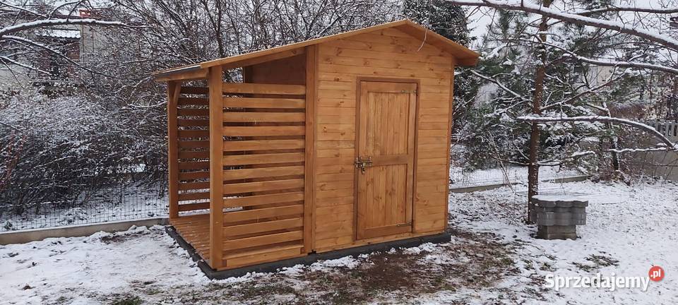 Domek narzędziowy 2 x 2m drewutnia 11 x 2m Architektura ogrodowa śląskie