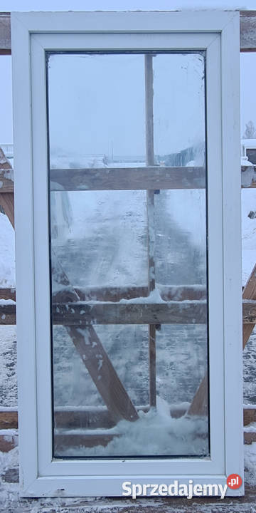 OKNA KacprzaK 82X165 OKNO Używane Plastikowe PCV Okna ścienne