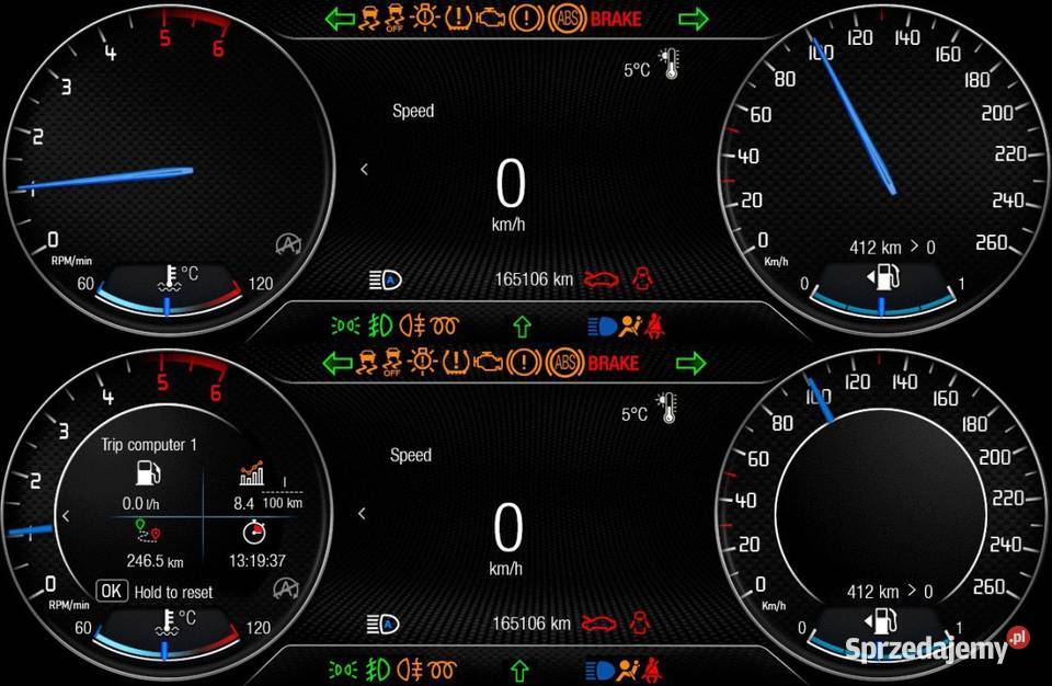 Ford aktywacja Wizualizacja ciśnienia w oponach