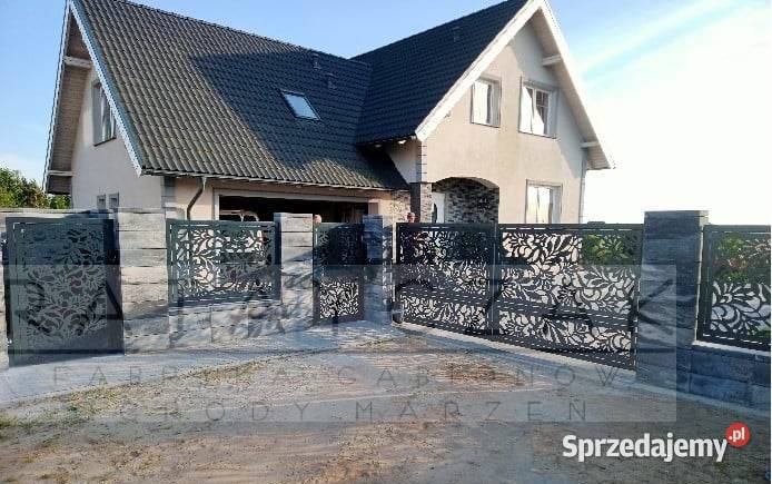 BRAMA ŁAMANA WYCINANA PLAZMĄ CNC Żnin