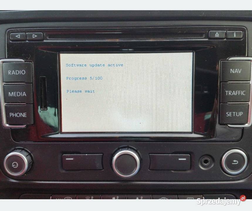Polskie menu polski lektor Mapa VW RNS 310 V12 łódzkie Aleksandrów Łódzki
