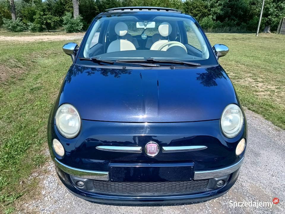 Fiat 500 turbo 900cc SZYBER DACH aluminiowe felgi Podkonice Miejskie sprzedam