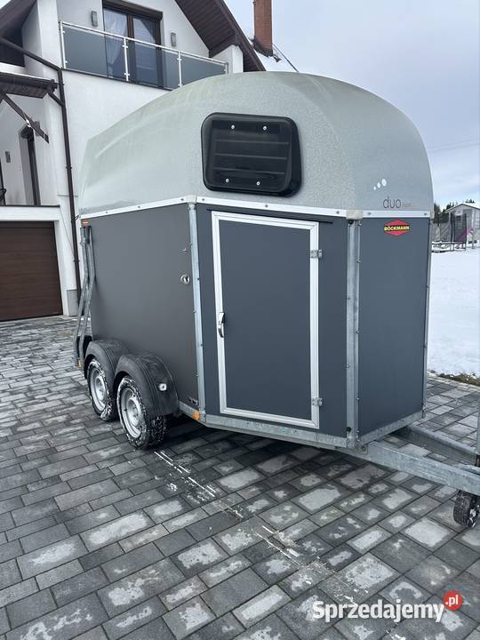 Przyczepa do przewozu 2 koni Bockmann stan Rok produkcji 2013 Mokra