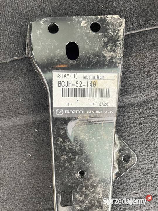 Mazda 3 BCJH wspornik mocowanie prawe błotnika osobowe Kozubszczyzna sprzedam