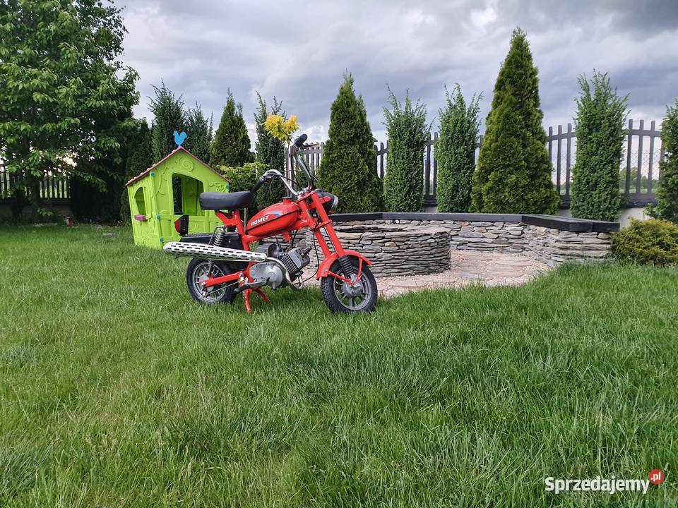 Motorynka romet komar zarejestrowana oplacone oc Bełchatów