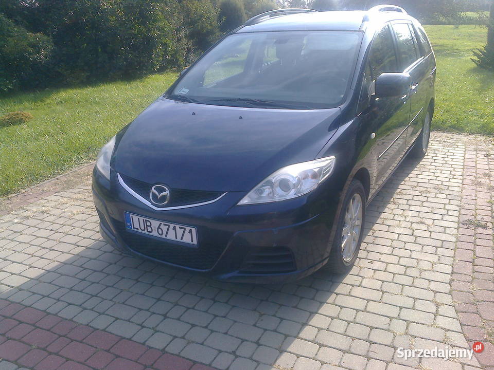 Mazda 5 orygprzebieg 7osób webasto garażowany 110KM lubelskie Tomaszowice